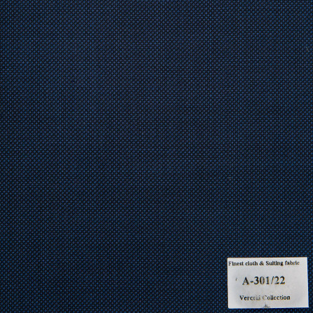 A-301/22 Vercelli V8 - Vải 95% Wool - Xanh navy